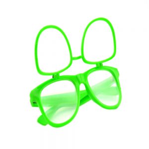 double diffraction glasses plastic flip up